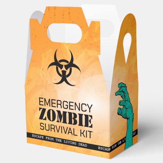 Zombie Verjaardag Halloween Party Bedankdoosjes (Geopend)