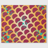 Zombie Verjaardag Halloween Party Cadeaupapier (Vlak)