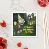 Zombie Verjaardag Jongen eng Servet (Insitu)