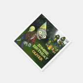 Zombie Verjaardag Jongen eng Servet (Hoek)