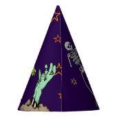 Zombie Verjaardag Kinder Feest Feesthoedjes (Achterkant)