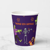 Zombie Verjaardag Kinder Feest Papieren Bekers (Voorkant)