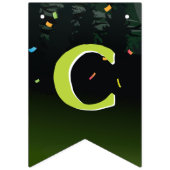 Zombie Verjaardag Kinder Scary Monster Vlaggetjes (Tweede vlag)