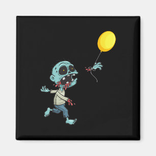 Zombie Verjaardagsballon - Grappig Schattige Zombi Magneet