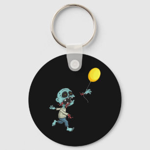 Zombie Verjaardagsballon - Grappig Schattige Zombi Sleutelhanger