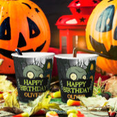 Zombie Verjaardagsfeest Grappig Halloween Papieren Bekers
