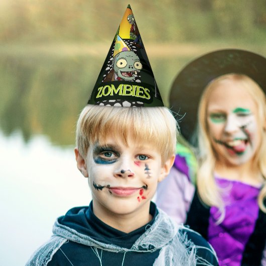 Zombie Verjaardagsfeestje Jongen Monster Halloween Feesthoedjes