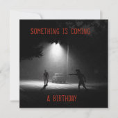 ZOMBIE VERJAARDAGSFEESTUITNODIGING door Jetpackcor Kaart (Voorkant)