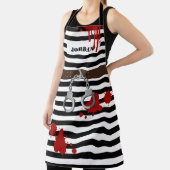 Zombie Veroordeelde Gevangenis Gedetineerde Kostuu Schort (Insitu)