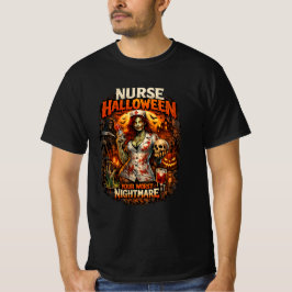 Zombie verpleegster Halloween je ergste nachtmerri T-shirt