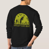 Zombie Vibes only Long Hoeve T-shirt (Achterkant)