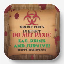 Zombie Virus Halloween Feest