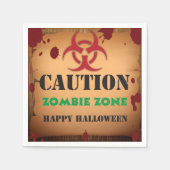 Zombie Virus Halloween Feest Servet (Voorkant)