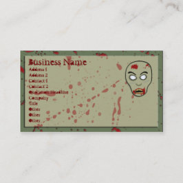 Zombie-Visitekaartjes Visitekaartje