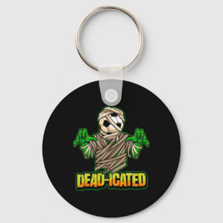 Zombie Voetbalspeler Eng Voetbal Halloween  Sleutelhanger