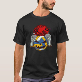 Zombie Volleyball Players Halloween Costume T-shirt
