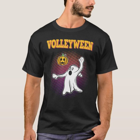 Zombie Volleyball Spelers Halloween Costume T-shirt (Voorkant)