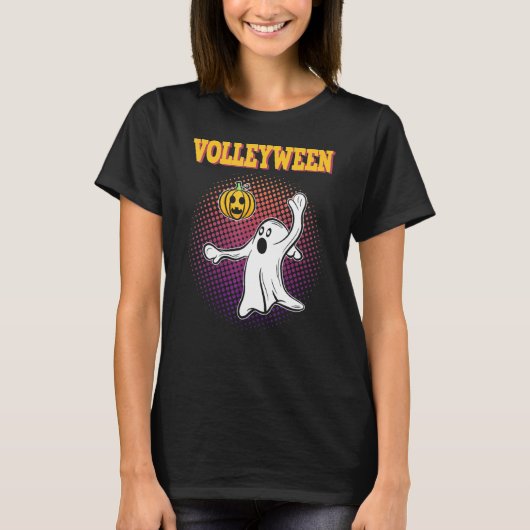 Zombie Volleyball Spelers Halloween Costume T-shirt (Voorkant)