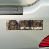 Zombie Voodoo Bumpersticker (Op auto)