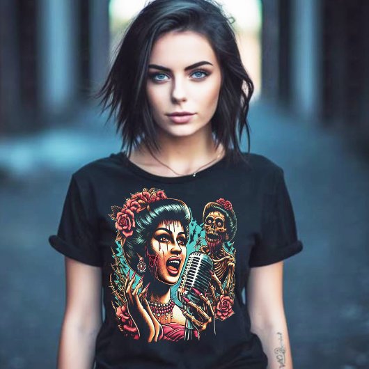 Zombie Voodoo Girl T-shirt