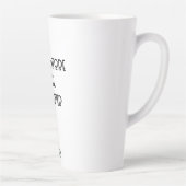 Zombie Voor Koffie Wit Halloween Latte Mok (Rechts)