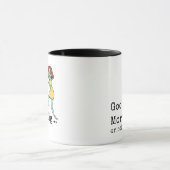 Zombie Vrouw Goedemorgen mok (Midden)