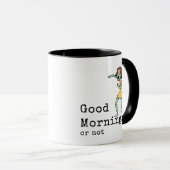 Zombie Vrouw Goedemorgen mok (Voorkant rechts)