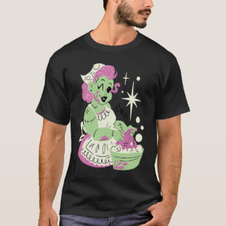 Zombie Vrouw Moeder Schoon Halloween T-shirt