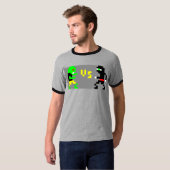 Zombie vs Ninja T-shirt (Voorkant volledig)
