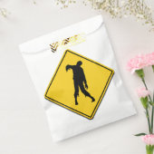 Zombie Waarschuwing Halloween Bedankzakje (Gezegeld)