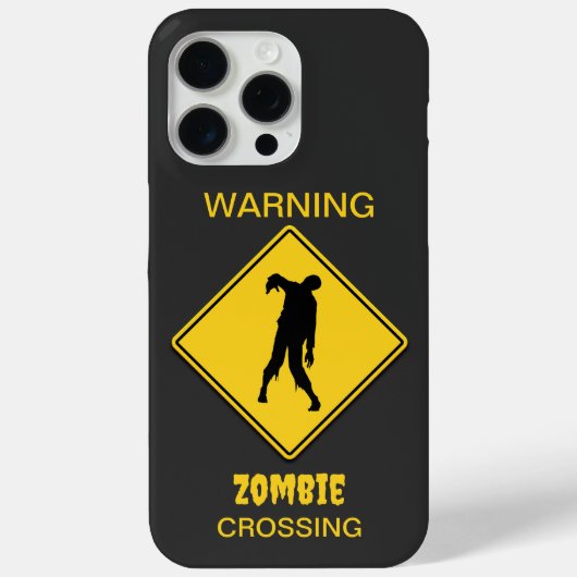 Zombie Waarschuwing Halloween Case-Mate iPhone Case (Achterkant)