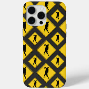 Zombie Waarschuwing Halloween iPhone 15 Pro Max Hoesje