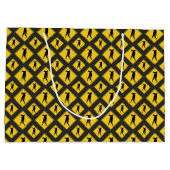 Zombie Waarschuwing Halloween Groot Cadeauzakje (Achterkant)