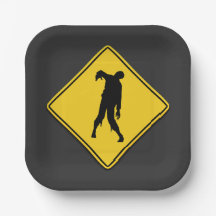 Zombie Waarschuwing Halloween