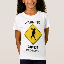 Zombie Waarschuwing Halloween T-shirt