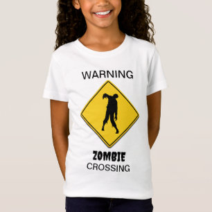 Zombie Waarschuwing Halloween T-shirt