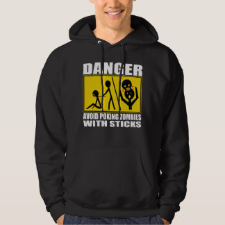 Zombie Waarschuwing Hoodie