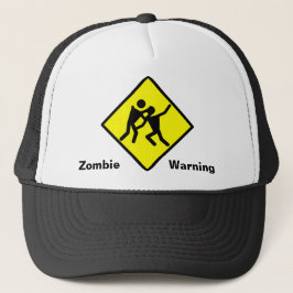 Zombie-waarschuwingsteken Trucker Pet