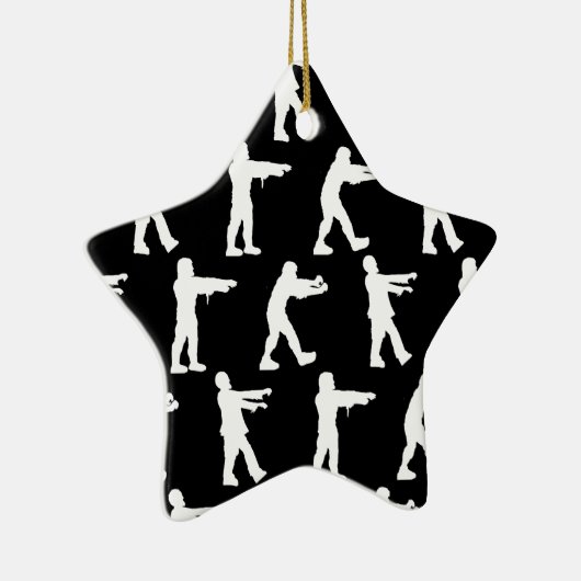 Zombie Walk Keramisch Ornament (Rechts)