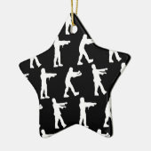 Zombie Walk Keramisch Ornament (Links)