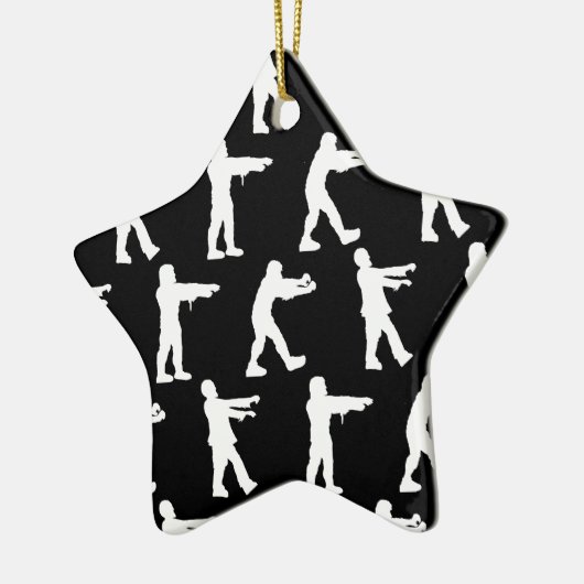 Zombie Walk Keramisch Ornament (Links)