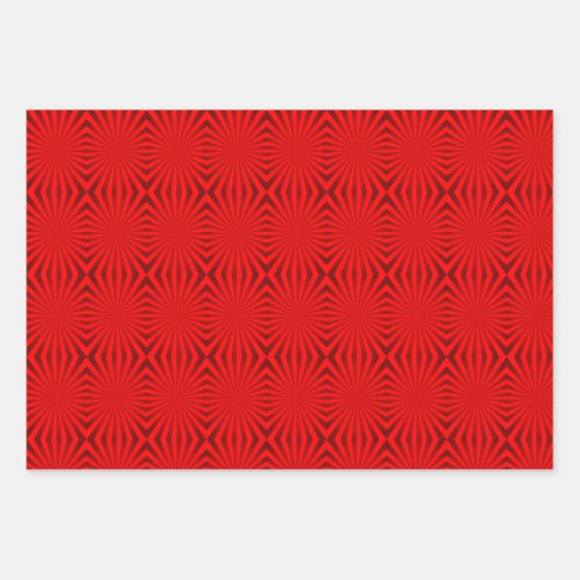 Zombie Walking Dead Black Red Inpakpapier Vel (Voorkant 2)