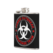 Zombie Walking Response Team Dead Walkers Flask Heupfles (Links)