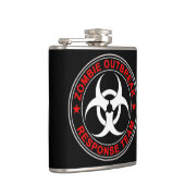 Zombie Walking Response Team Dead Walkers Flask Heupfles (Rechts)