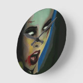 Zombie Wall Clock Ronde Klok (Hoek)