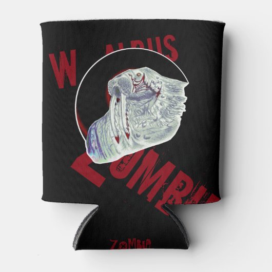 Zombie Walrus Blikjeskoeler (Voorkant)