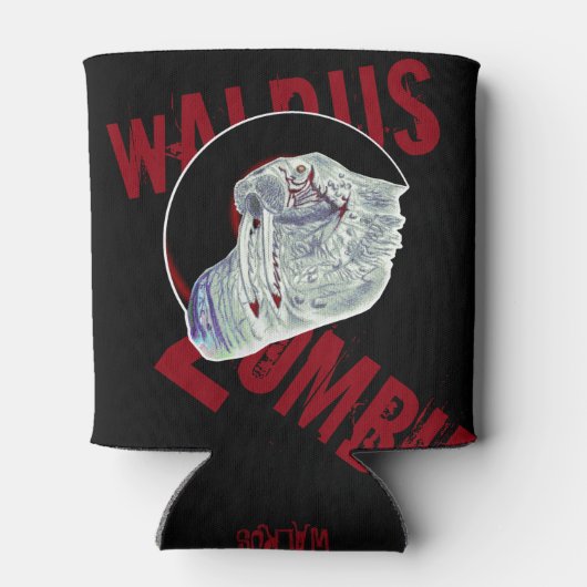 Zombie Walrus Blikjeskoeler (Achterkant)