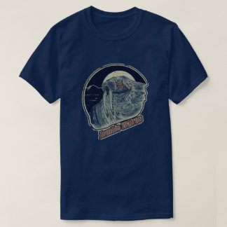 Zombie Walrus Origineel-Retro Verwante Blik T-shirt