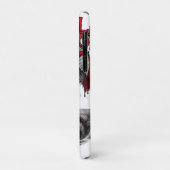 Zombie wasbeer met schedel en paraplu macabere Case-Mate iPhone case (Achterkant/links)