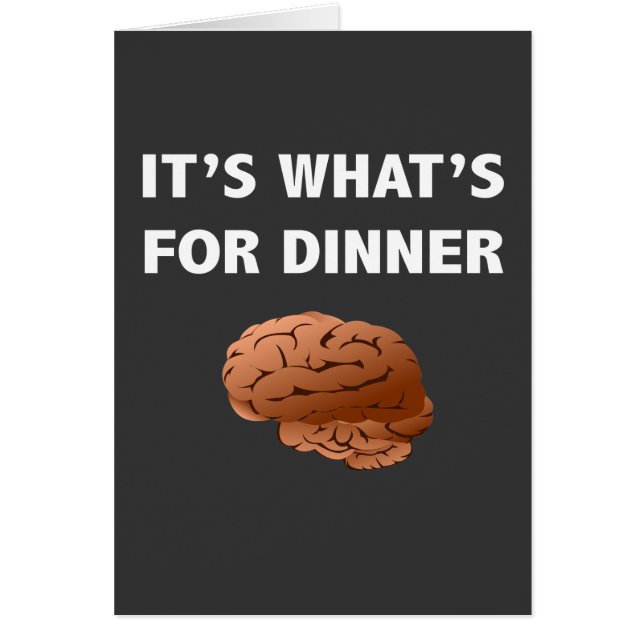 Zombie Wat is er voor diner? (Voorkant)